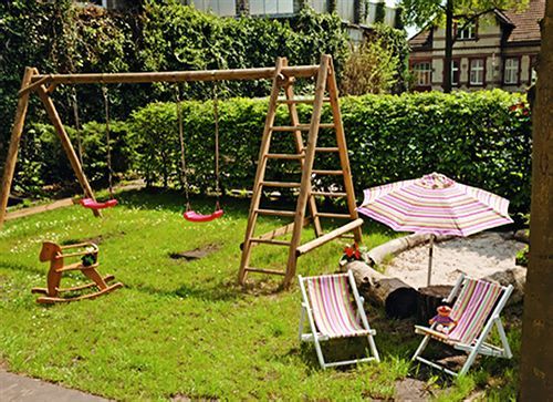 Biohotel Am Lunik Park Hohen Neuendorf Buitenkant foto